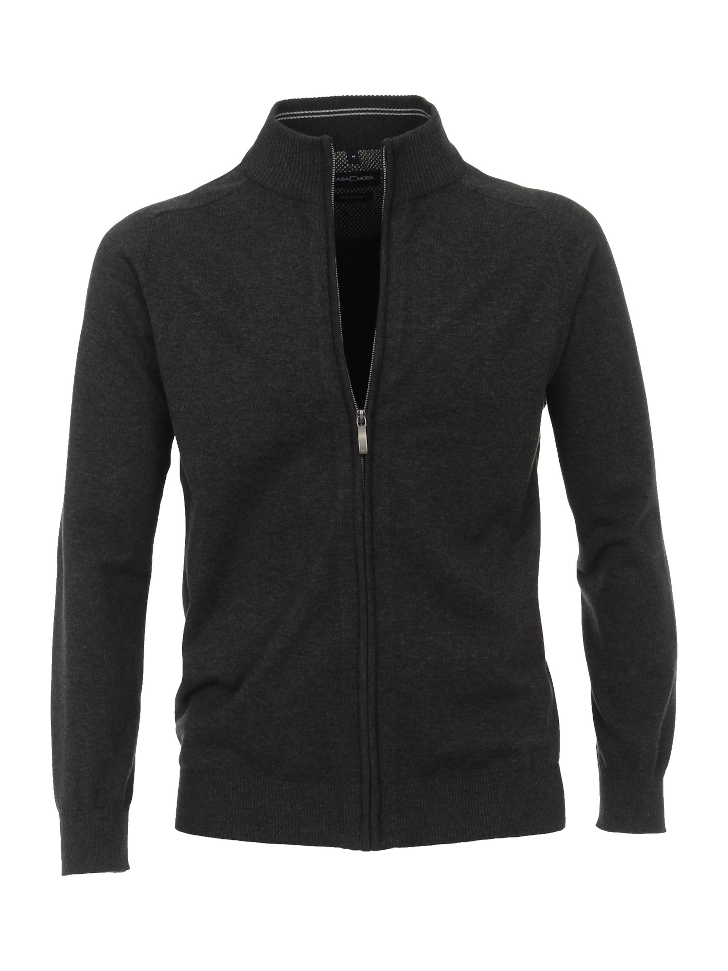 CASAMODA Strickjacke in Grau: Vorderseite
