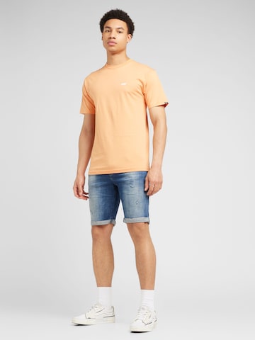 VANS جينز مضبوط قميص بلون برتقالي