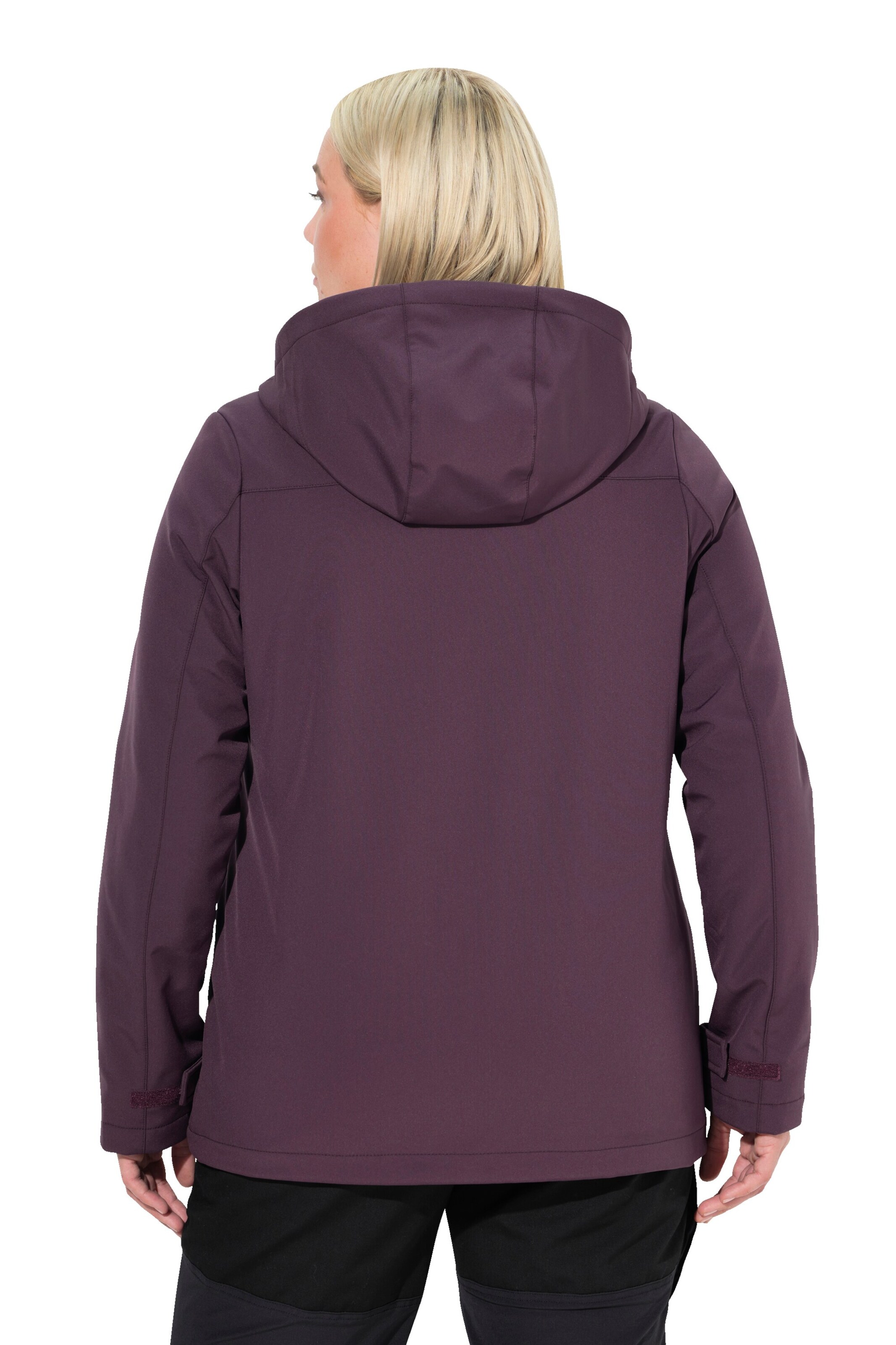 Ulla Popken Weatherproof jacket in Purple