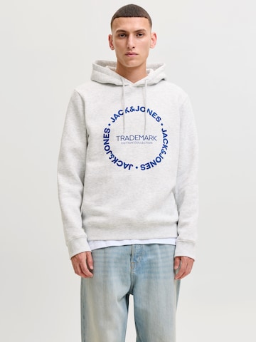 JACK & JONESSweater majica 'JJBENSON' - bijela boja: prednji dio