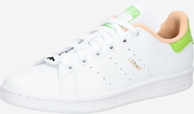 ADIDAS ORIGINALS Zemie brīvā laika apavi 'Stan Smith', krāsa - gaiši zaļš / aprikožu / balts, Preces skats