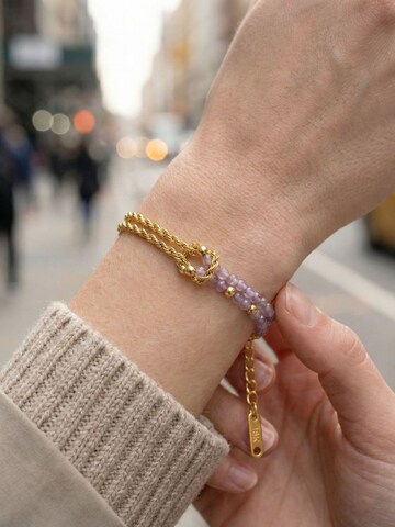 Nemomatheo Bracelet 'Twist' in Purple