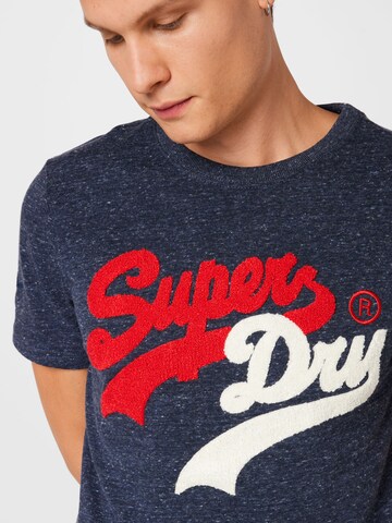Superdry T-shirt i blå