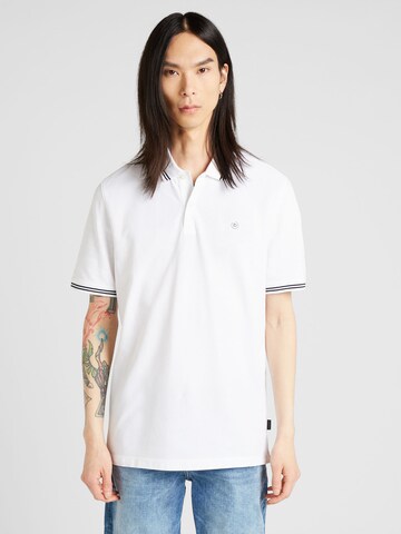bugatti Poloshirt in Weiß: Vorderseite