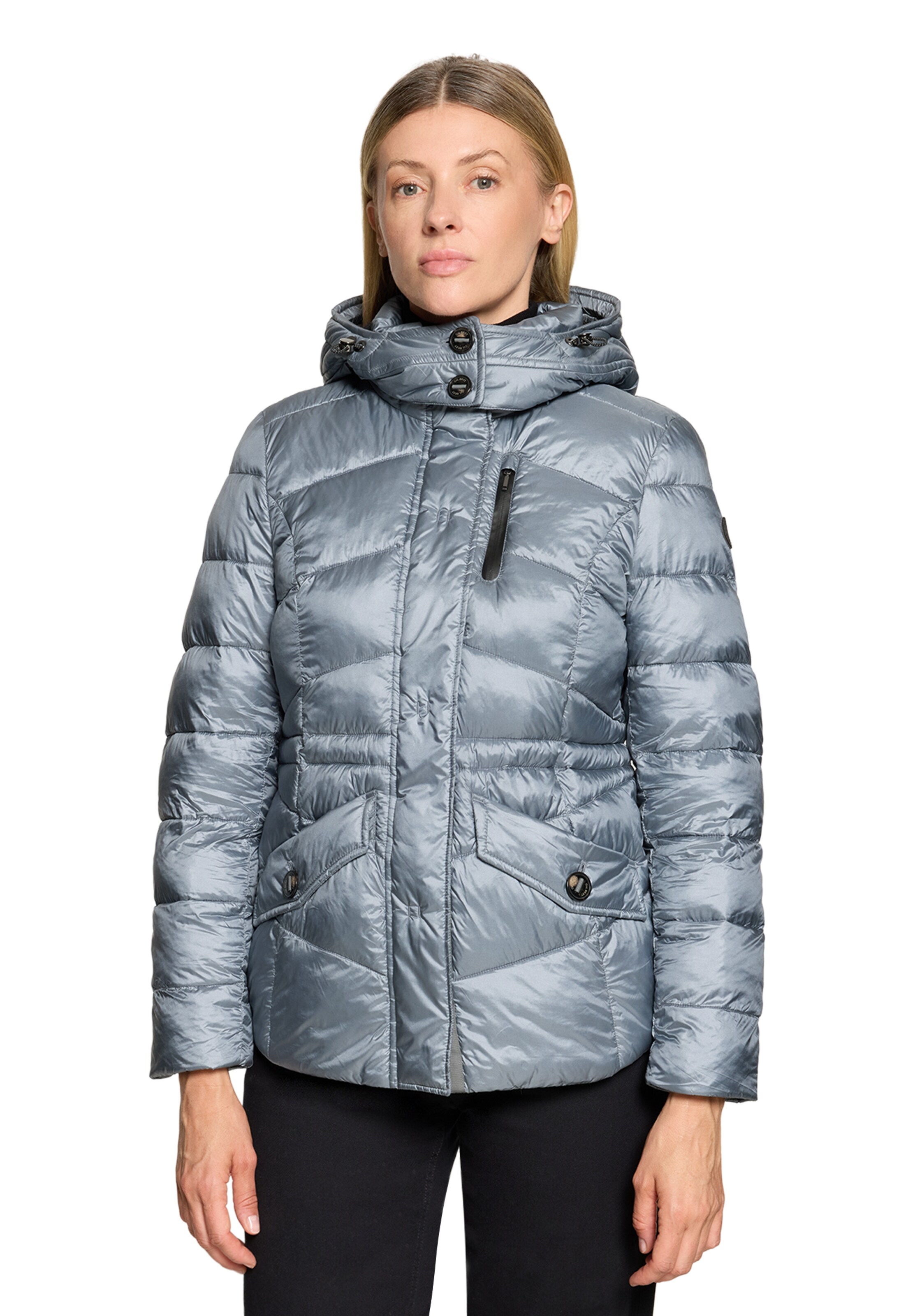 Veste mi-saison GIL BRET en bleu : devant