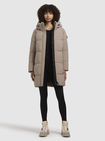 Cappotto invernale 'Haya Matt' di khujo in grigio
