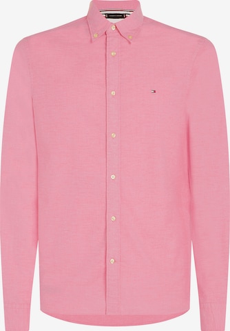 TOMMY HILFIGER Button Up Shirt 'Oxford ' in Pink: front