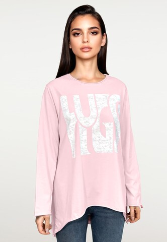 Frieda & Freddies NY Rundhalsshirt in Pink: Vorderseite