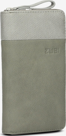 ZWEI Portemonnaie 'Eva' in Grau: Vorderseite