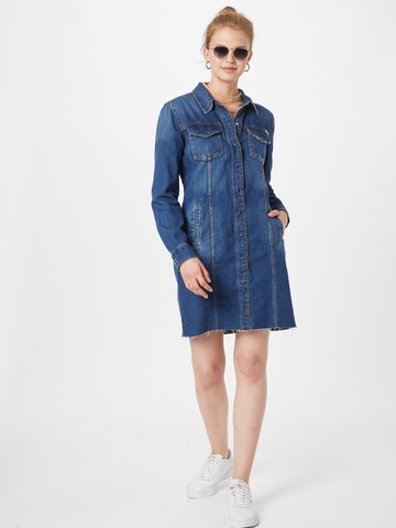 Rochie tip bluză de la GUESS pe albastru