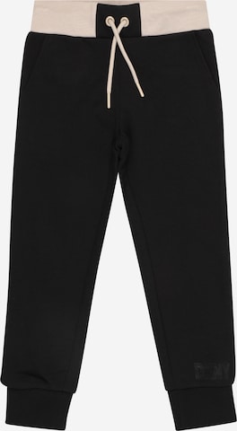 DKNY Tapered Trousers in Black: front