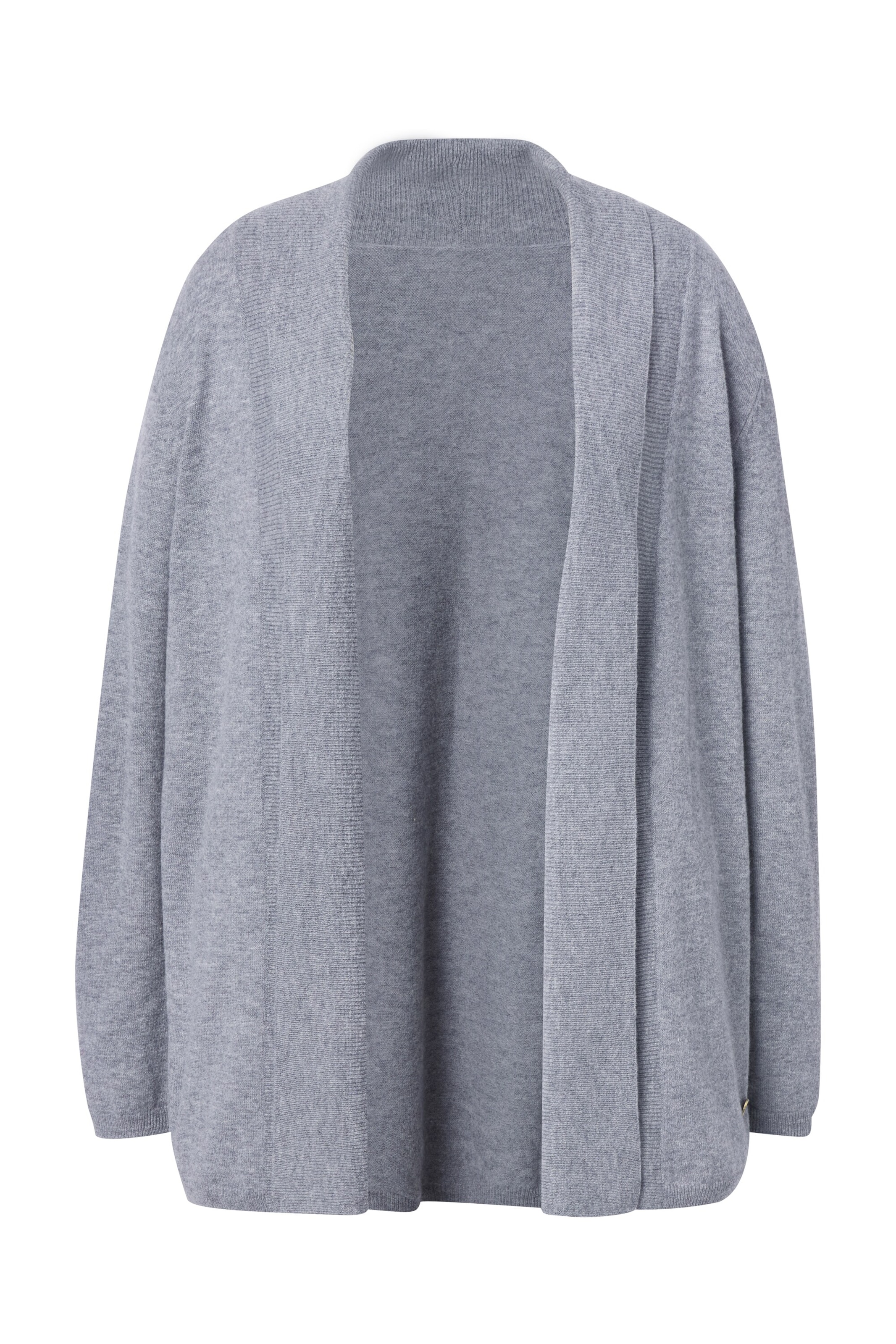 Cardigan Ulla Popken en gris : devant