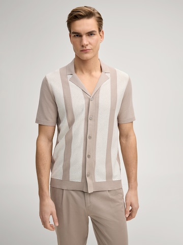 Coupe slim Chemise JOOP! en beige : devant