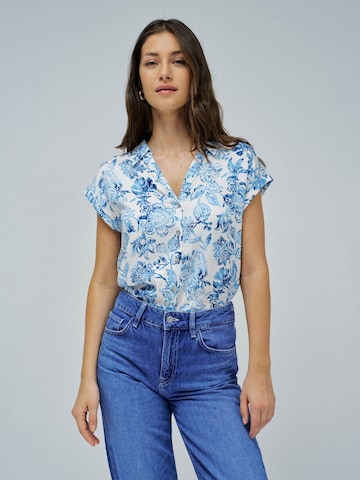 Chemisier Salsa Jeans en bleu : devant