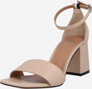BOSS Sandals 'Addison' in Beige: front