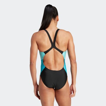 ADIDAS PERFORMANCE Bralette Active Swimsuit 'Colourblock' in Black