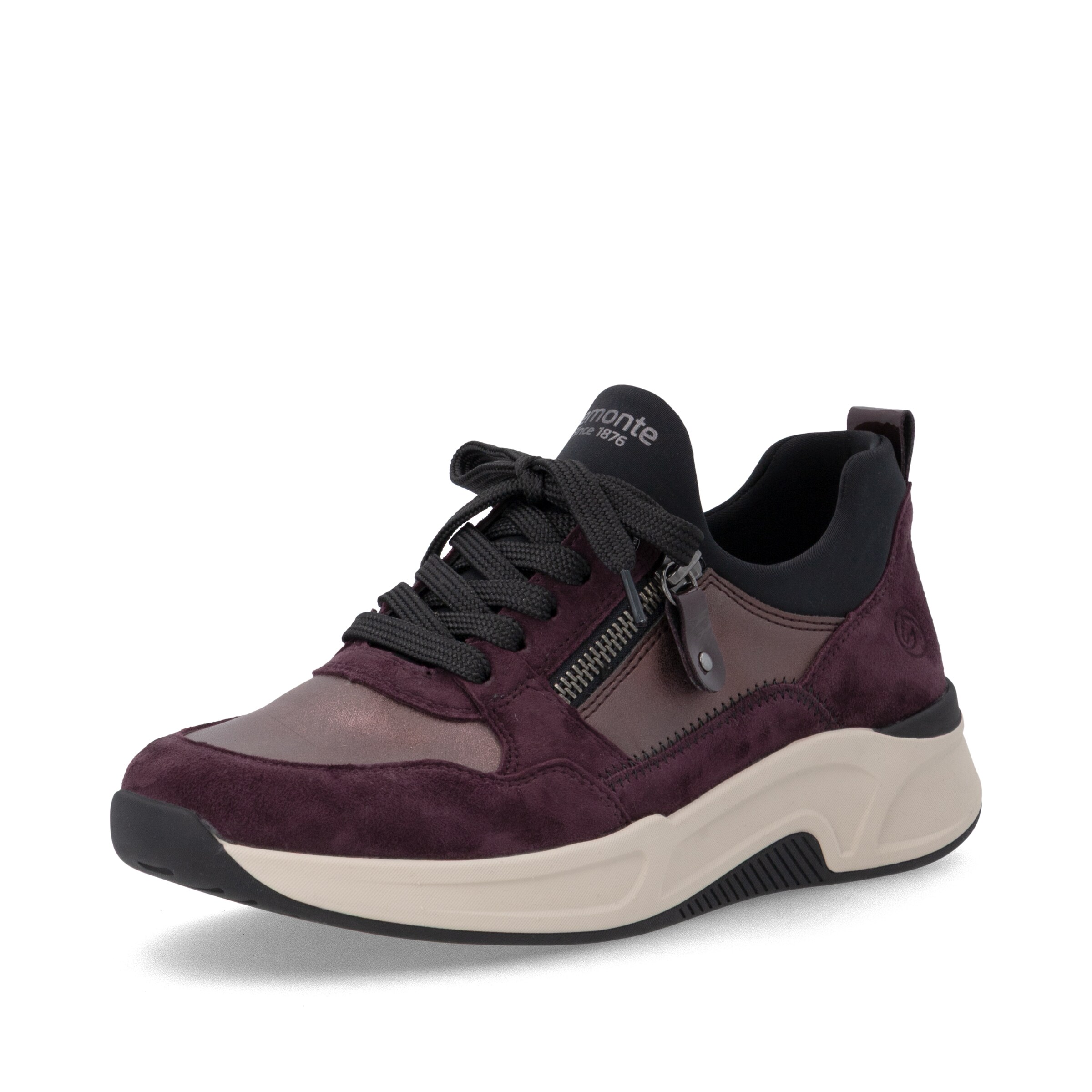 Baskets basses REMONTE en rouge : devant