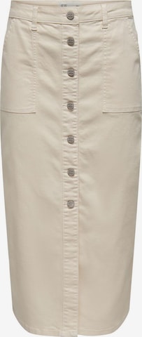 JDY Skirt in White: front