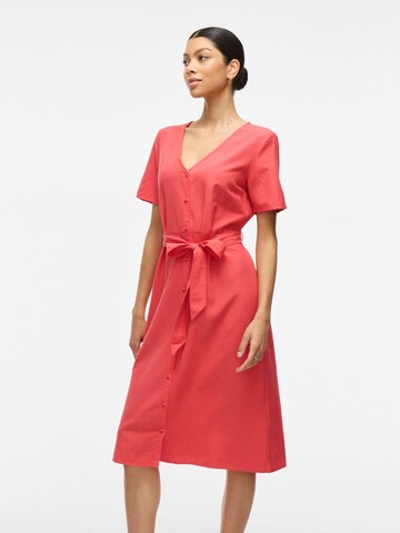 Robe-chemise VILA en orange : devant