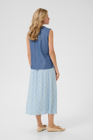Cream Blouse in Blauw