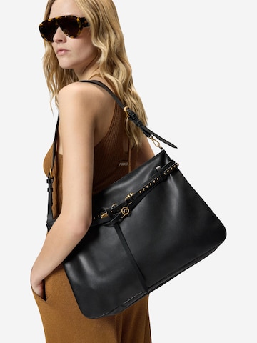 PINKO Skuldertaske 'BELT BAG BIG VITELLO MORBIDO 105903 A0QO' i sort