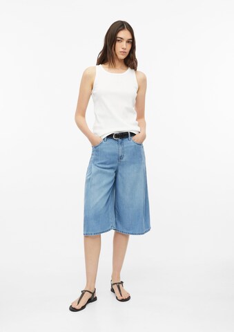 s.Oliver Wide leg Bandplooi jeans 'Suri' in Blauw
