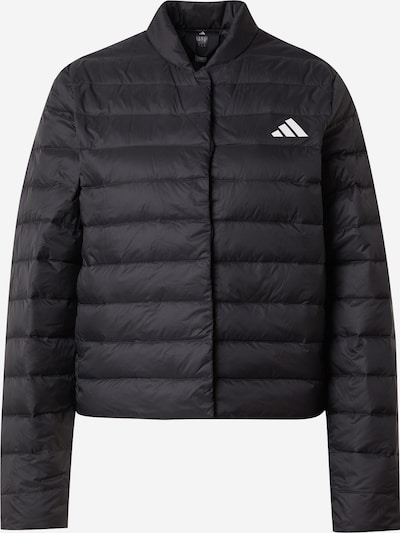 Sportinė striukė 'HELIONIC' iš ADIDAS SPORTSWEAR, spalva – juoda / balta, Prekių apžvalga