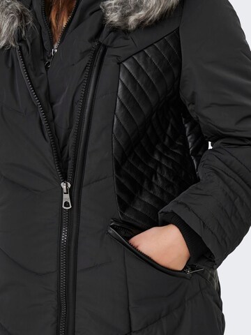 ONLY Carmakoma Winter Coat in Black