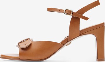 LOTTUSSE Sandals 'Smithson' in Brown: front