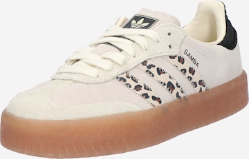 ADIDAS ORIGINALS Matalavartiset tennarit 'SAMBAE' värissä valkoinen: etupuoli