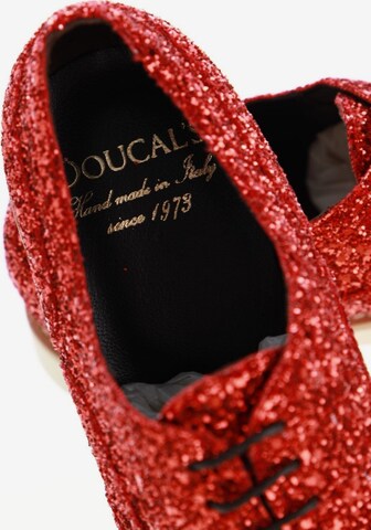 Doucal's Flats & Loafers in 38 in Red