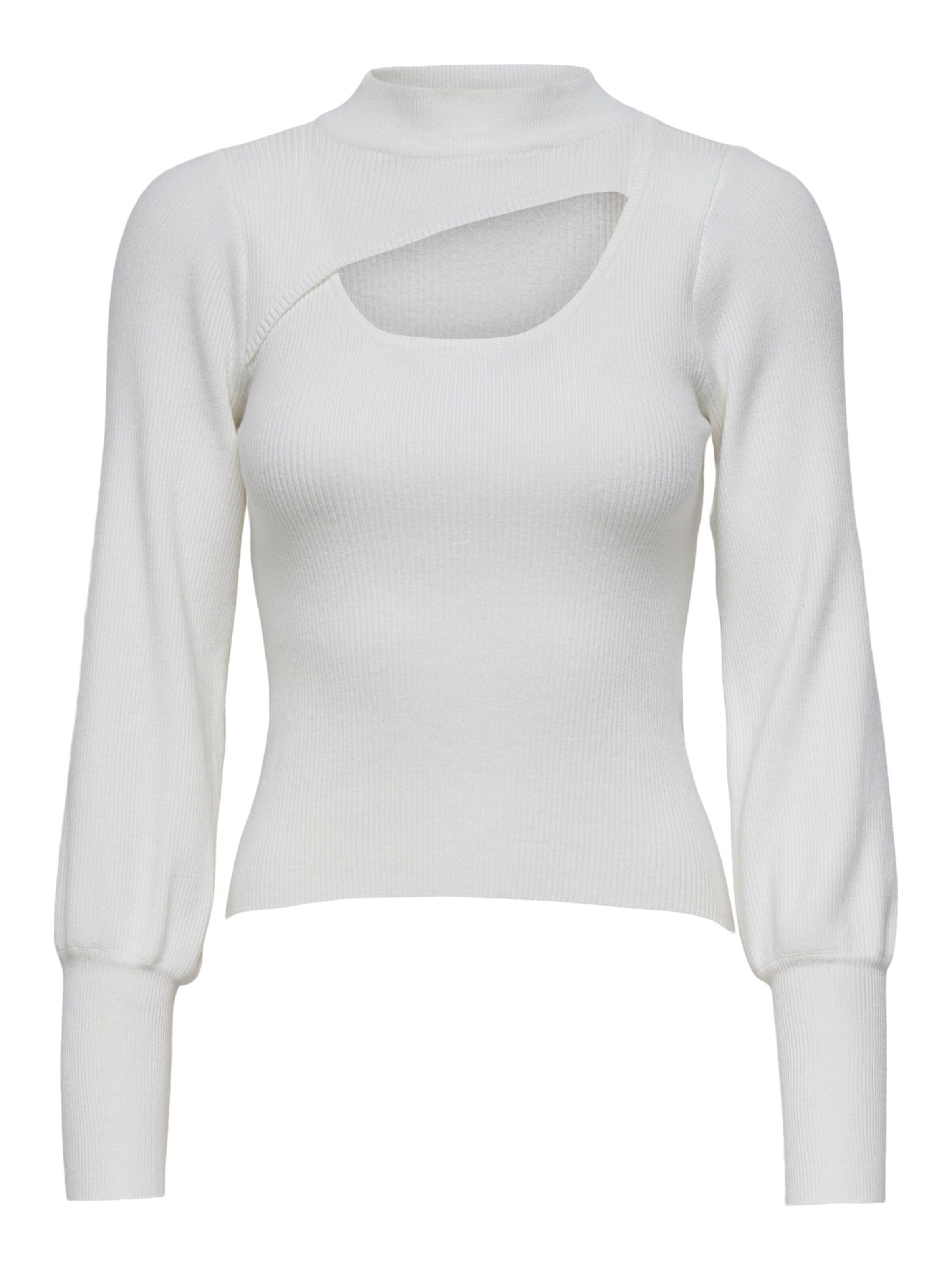 Pull-over 'MIE' ONLY en blanc : devant