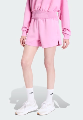 ADIDAS SPORTSWEAR - regular Pantalón deportivo en rosa: frente