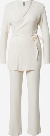 LingaDore Pajama in Beige: front