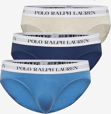 Polo Ralph Lauren Slipy – modrá: přední strana