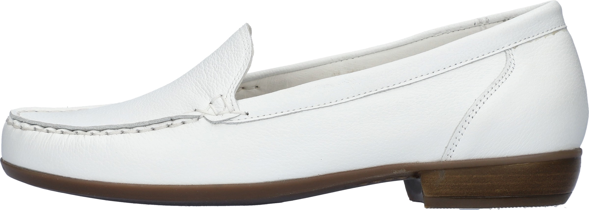 WALDLÄUFER Mokassin in Weiß
