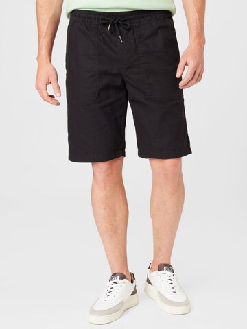 TOM TAILOR Regular Shorts in Schwarz: predná strana