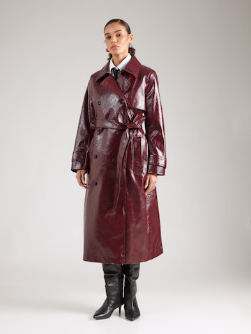 HUGO Płaszcz przejściowy 'Misando-1' w kolorze fioletowy: przód