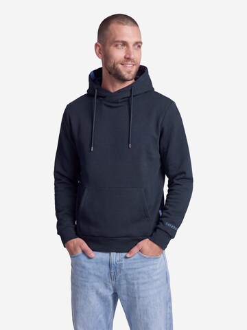 salzhaut Sweatshirt ' BODDEN ' in Blau: Vorderseite