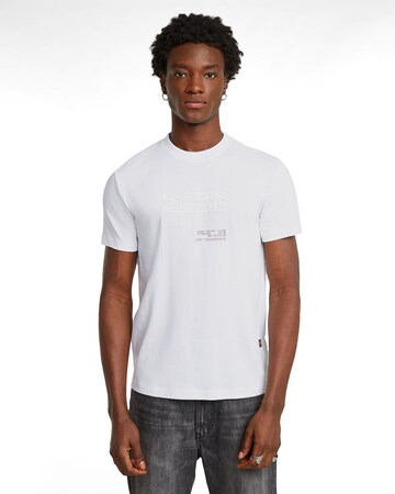 G-STAR T-Shirt in Weiß: Vorderseite