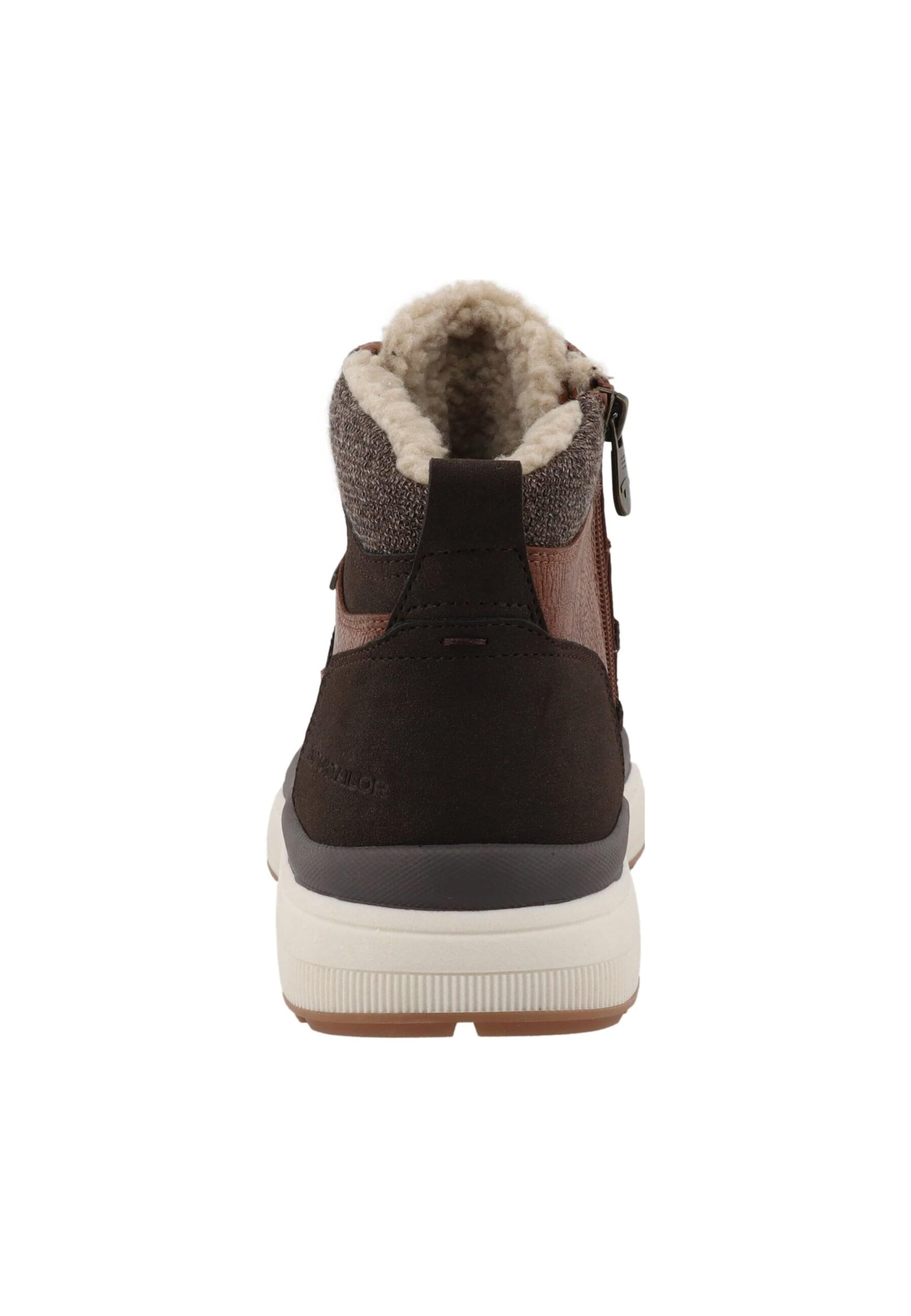 Sneaker alta di TOM TAILOR in marrone