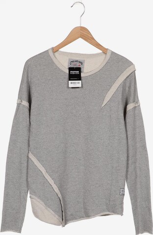 CIPO & BAXX Sweatshirt & Zip-Up Hoodie in L in Grey: front