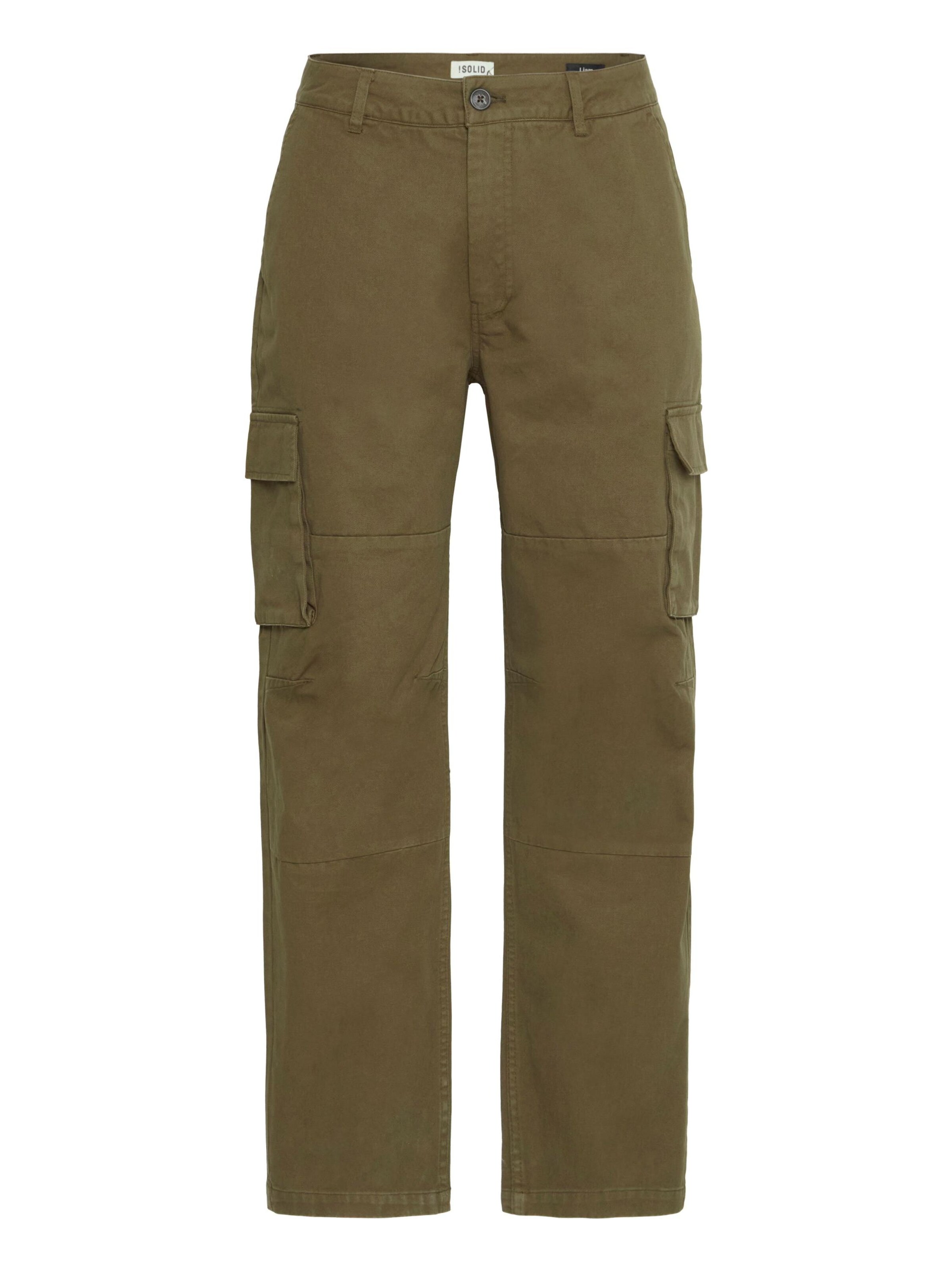 !Solid - Regular Calças cargo ' SDLIAM CARGO ' em verde: frente