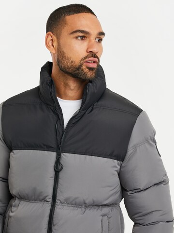 Threadbare Winter Jacket in Grey