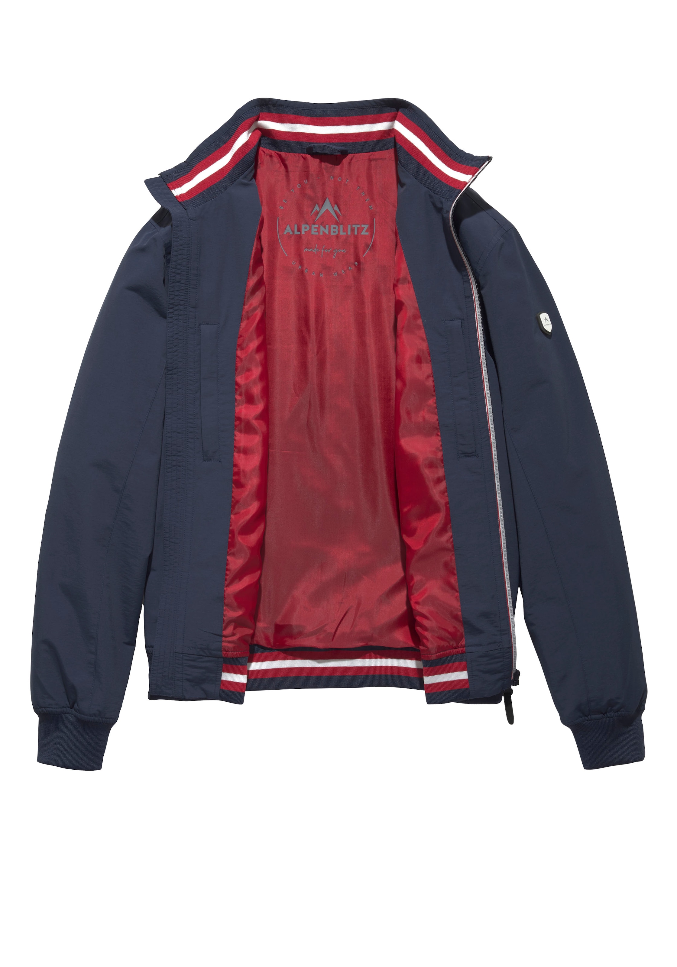 ALPENBLITZ Between-Season Jacket 'ALPENBLITZ' in Blue