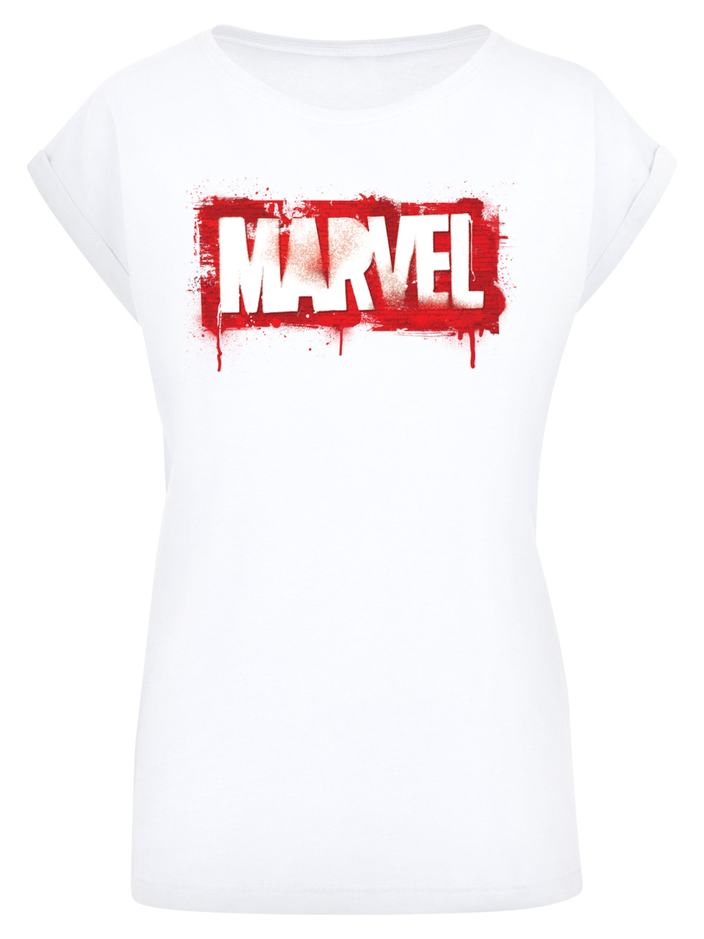 F4NT4STIC Shirt 'Marvel' in White: front