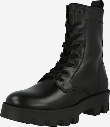 Marc O'Polo Lace-Up Ankle Boots 'Pilar' in Black: front
