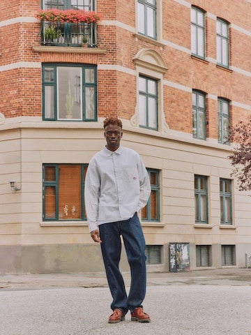 !Solid Comfort Fit Langarmhemd ' SDUmstead ' in Blau