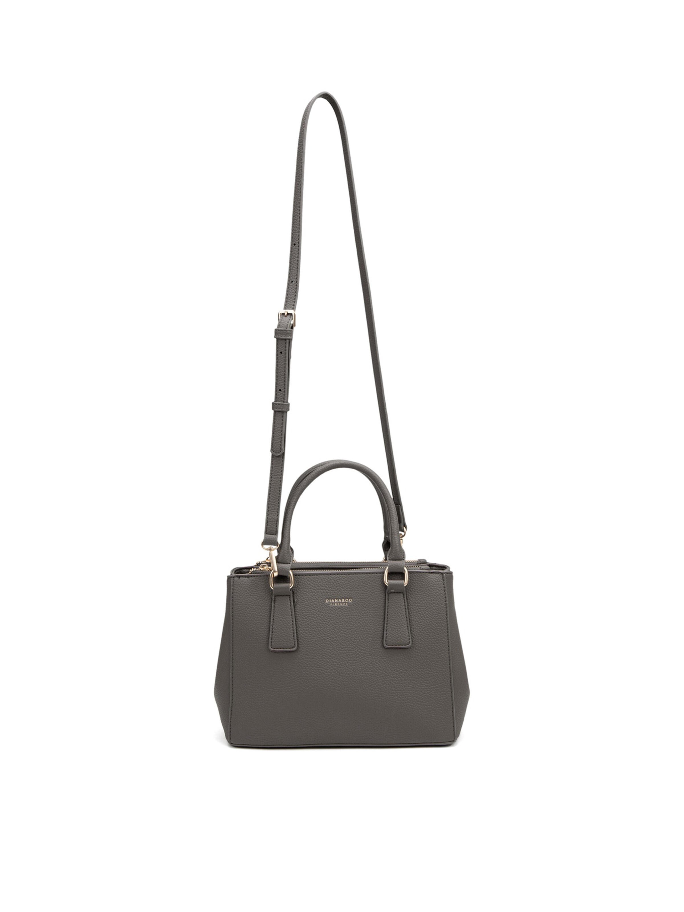 Borsa a mano di Diana&Co. in grigio: frontale