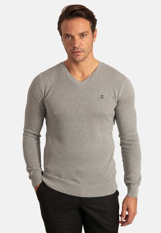 Sir Raymond Tailor Pullover in Grau